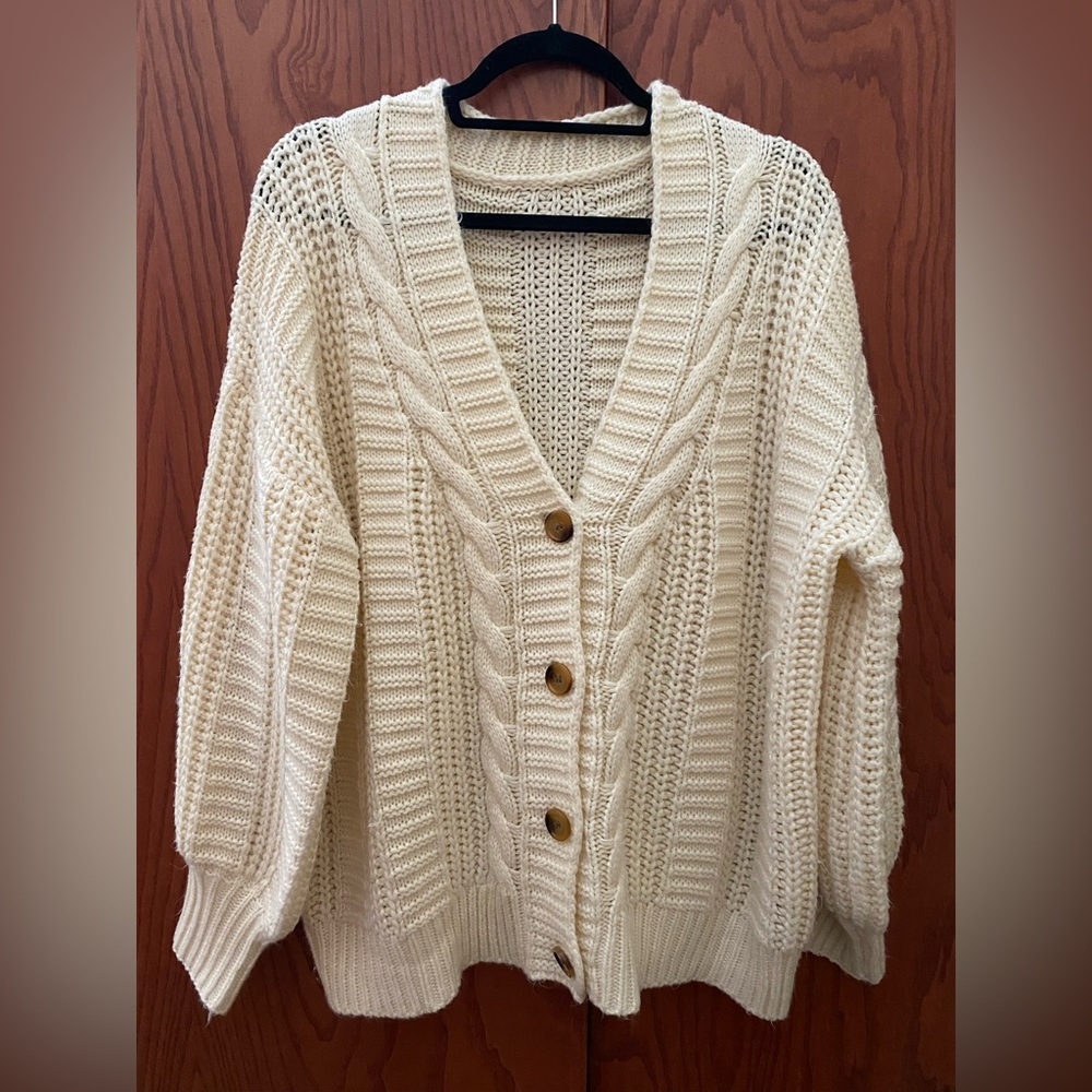 Beige Cardigan